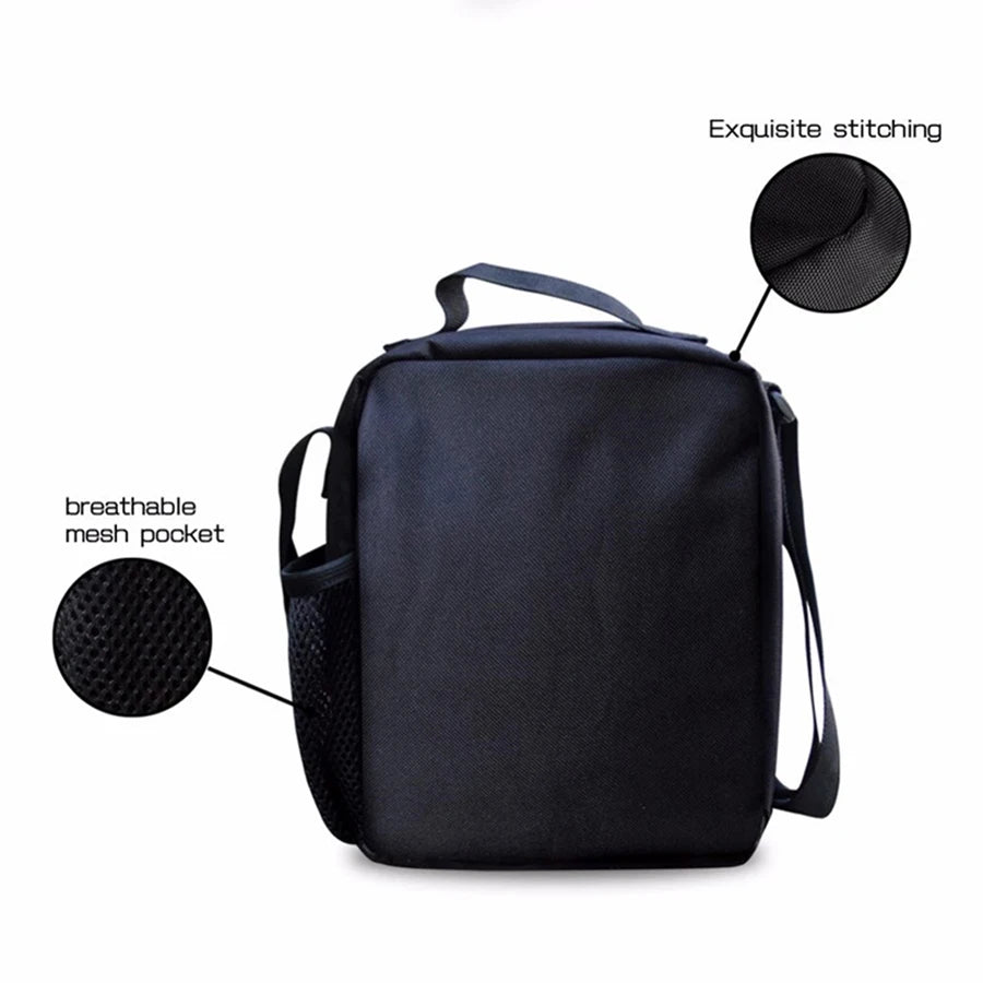 Butterfly Shoulder Strap Insulated Lunch Bags Women Kids Picnic Food Preservation Lunch Box Bag Thermal