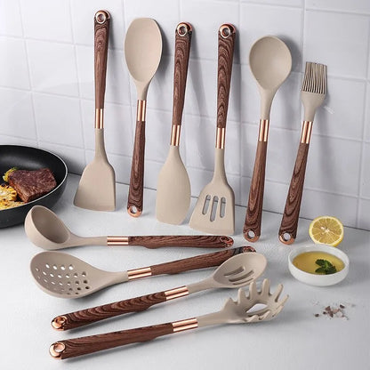 Apricot Kitchenware Set Silicone Material 13 piece sets