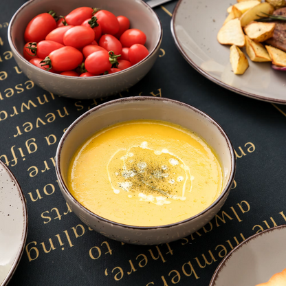 Vancasso Grey 16 / 32 Piece Ceramic Stoneware Dinnerware Set