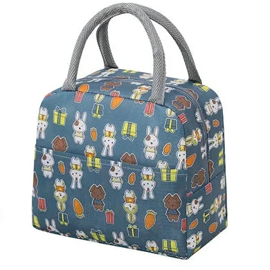 Portable Lunch Bags Thermal Insulation Lunch Box Storage Bag Children's School Lunch Box Bag Picnic Storage Large Capacity