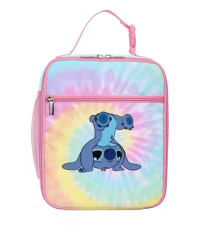 Stitch Primary lunch Bag with pencil case Children's Cartoon Boys Girls Cartoon lunch Bag