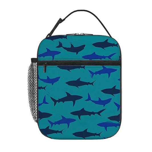 Shark Handheld Insulation Lunch Bag for Boy/Girls Best Gifts 3D Cartoon Portable Lunch Box Bag Picnic Bag
