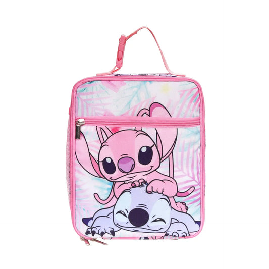 Stitch Primary lunch Bag with pencil case Children's Cartoon Boys Girls Cartoon lunch Bag